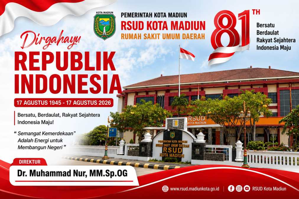 UCAPAN SELAMAT HUT RI 81 RSUD KOTA MADIUN