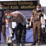 kapolres Madiun Hadiri Pemusnahan barang Bukti