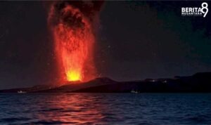 Abu Vulkanik Anak Krakatu Menyebar hingge ke 6 Provinsi