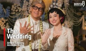 Andre Taulany dan Amanda Rigby Resmi Menikah