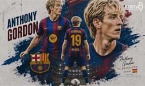 Anthony Gordon, Trio Baru Barca Bersama Yamal dan Raphinha