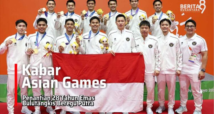 Asian Games 2026 tim Bulu Tangkis Beregu Putra Indonesia Raih Emas Pertama