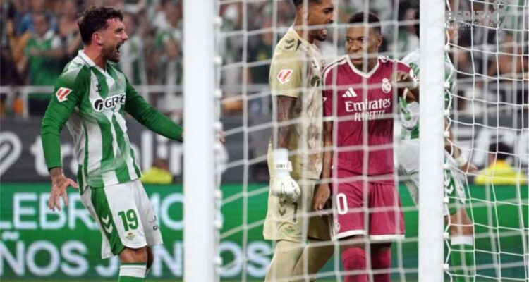 Betis vs Madrid Mbappe gagal penalti