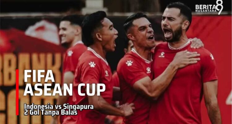 Indonesia vs Singapura 2-0 di FIFA ASEAN Cup 2026