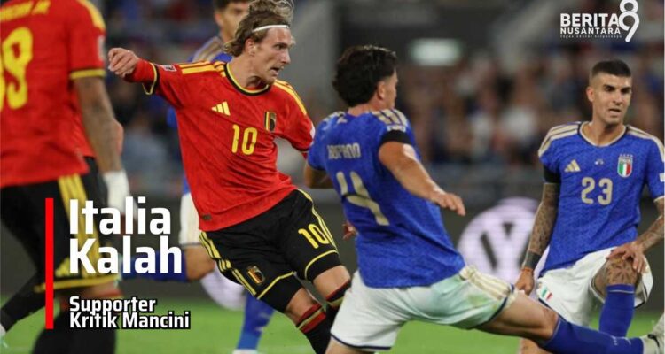 Italia vs Belgia Gli Azzurri Kalah dan Dikritik Suporter
