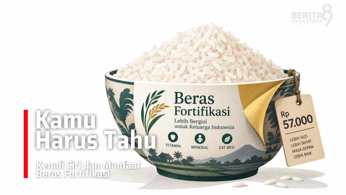 Kenali Ciri dan Manfaat Beras Fortifikasi