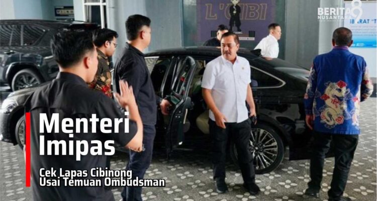 Menteri Imipas ke Lapas Cibinong Usai Temuan Ombudsman