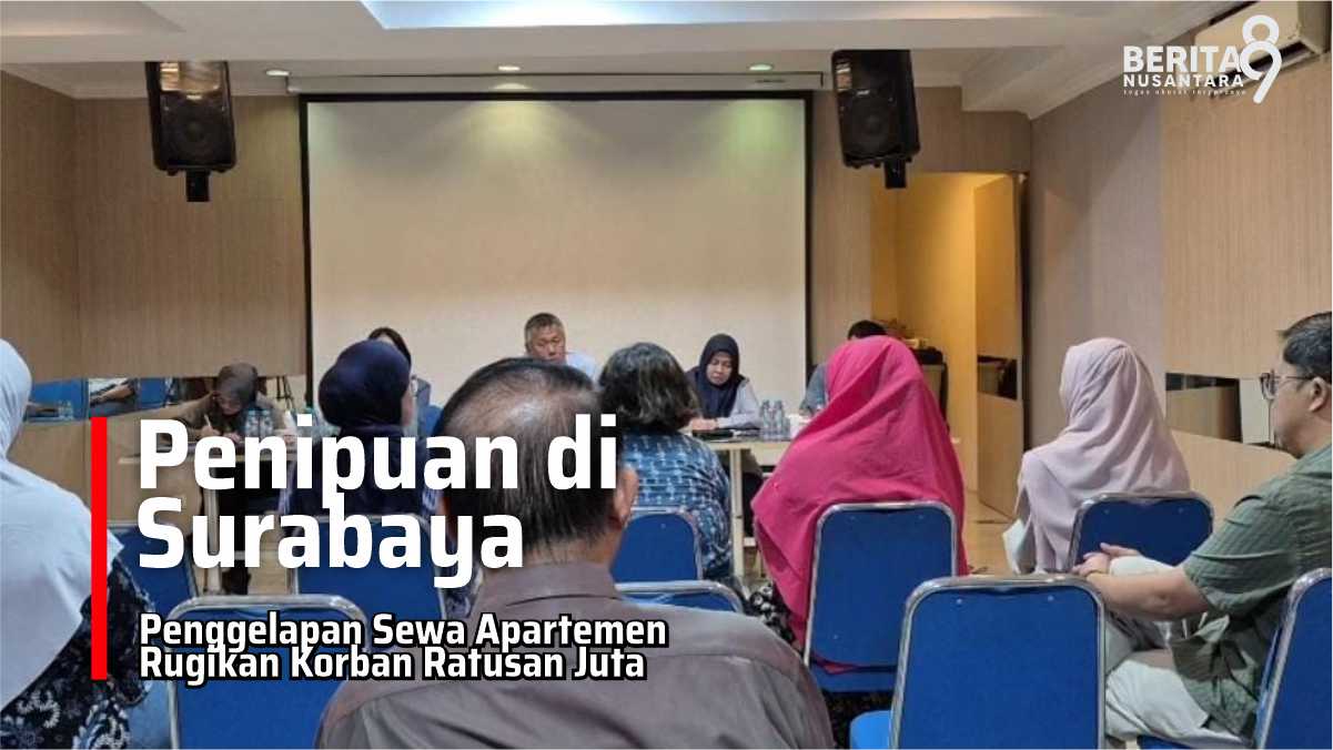 Penggelapan Sewa Apartemen di Surabaya, Rugikan Korban Ratusan Juta