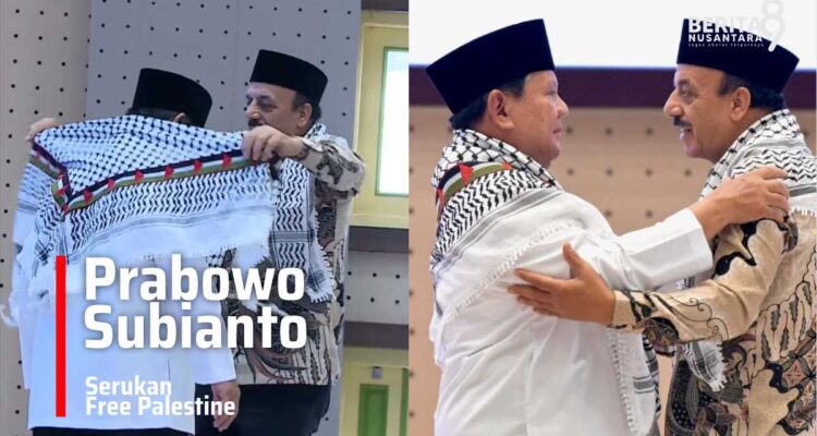 Prabowo Serukan Free Palestine dalam Perayaan 1 Abad Gontor
