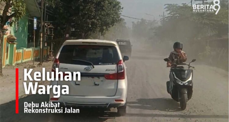 Rekonstruksi Jalan Bajulan–Kenongorejo, Warga Keluhkan Debu
