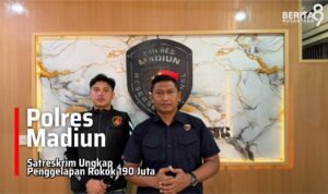 Satreskrim Polres Madiun Ungkap Penggelapan Rokok Rp190 Juta