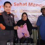 Sedekah Pangan Lansia oleh Yatim Mandiri Magetan dan Puskesmas Bendo