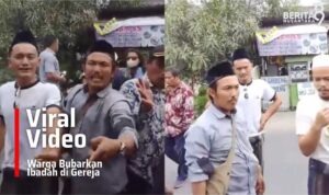 Viral Video Warga Bubarkan Ibadah di Gereja Tangerang