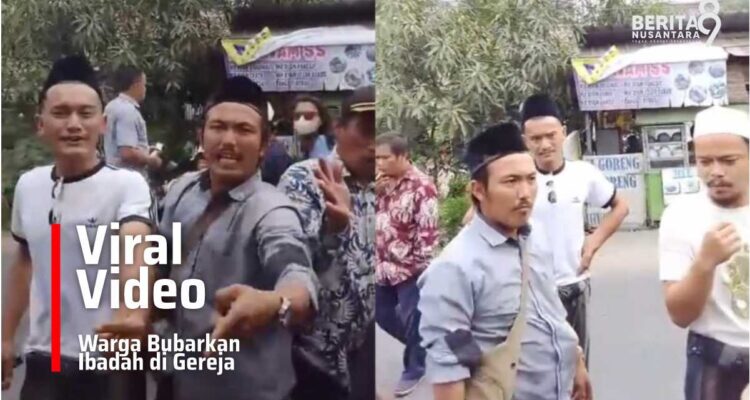 Viral Video Warga Bubarkan Ibadah di Gereja Tangerang Viral Video Warga Bubarkan Ibadah di Gereja Tangerang